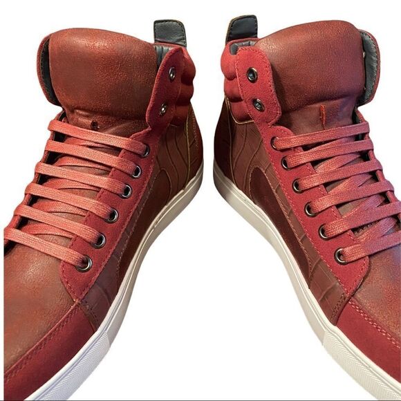 NEW English Laundry Men's "Makin" Hi-Top Tennis Shoes Sneakers with Dustbags 8 - Picture 4 of 6